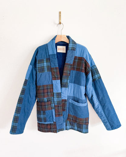 "INDIGO CABIN PLAID"